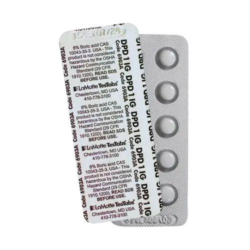 Reactivo en pastillas de DPD1 para medir cloro
